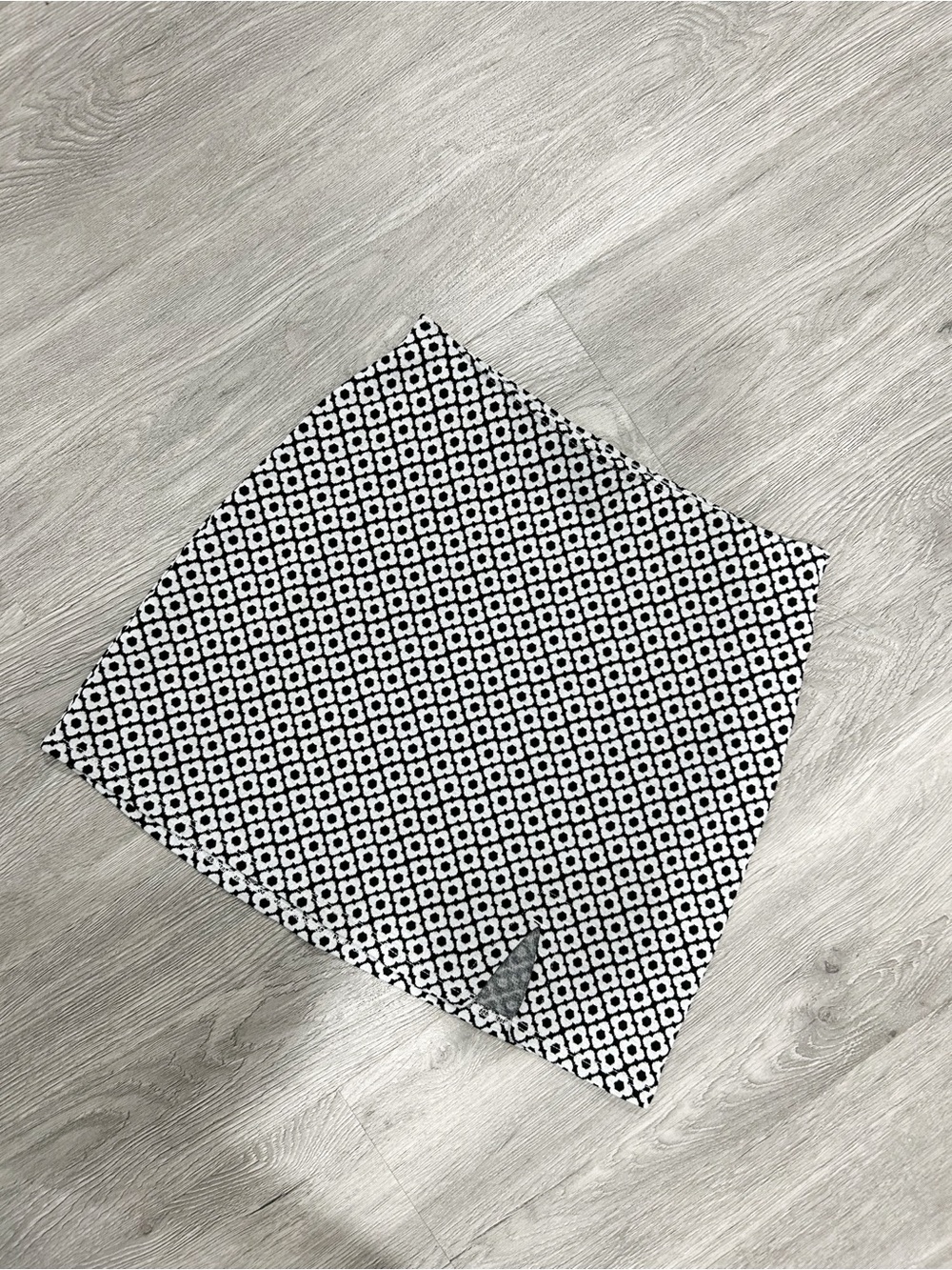 Hollister Black & White Mini Skirt with Geo Print